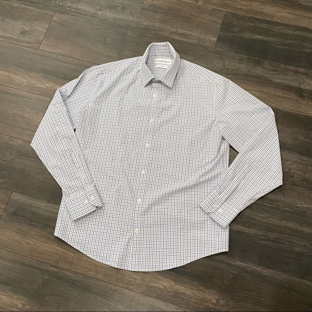 Mizzen + Main Standard Fit Dress Shirt | Size Large
